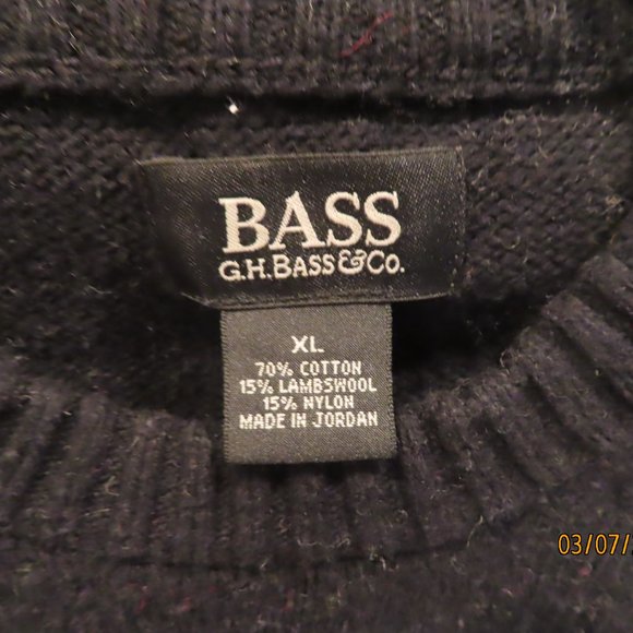 G.H. Bass & Co. Men Nordic Ski Sweater size XL - Picture 4 of 4